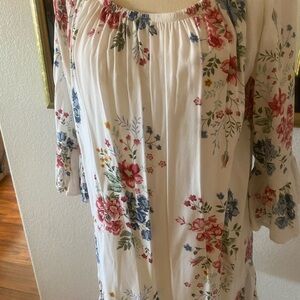 Colorful, spring or summer top